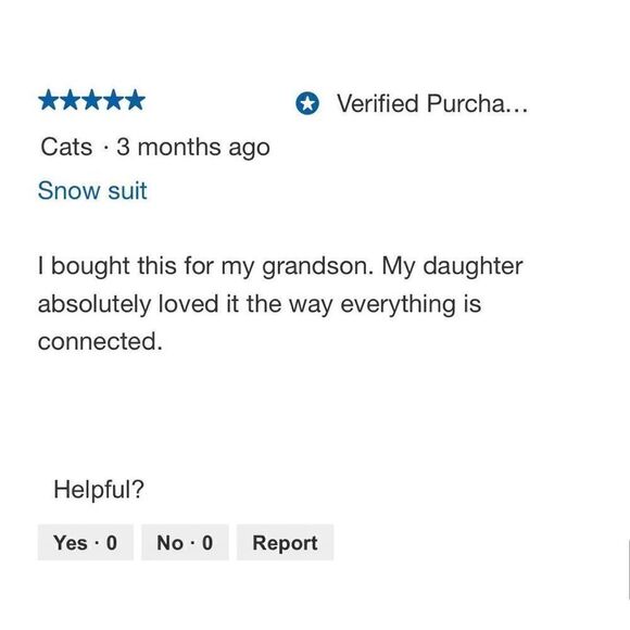 NEW! Snozu Baby 1-piece Cozy Snowsuit for Boy Girl Unisex, Blue - Picture 12 of 15